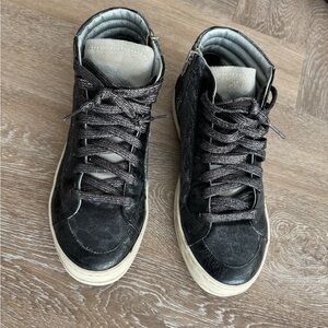 P448 Skate High Top leopard print Sneakers